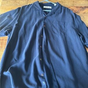 Tommy Bahama Deep Blue Casual Button Down Shirt